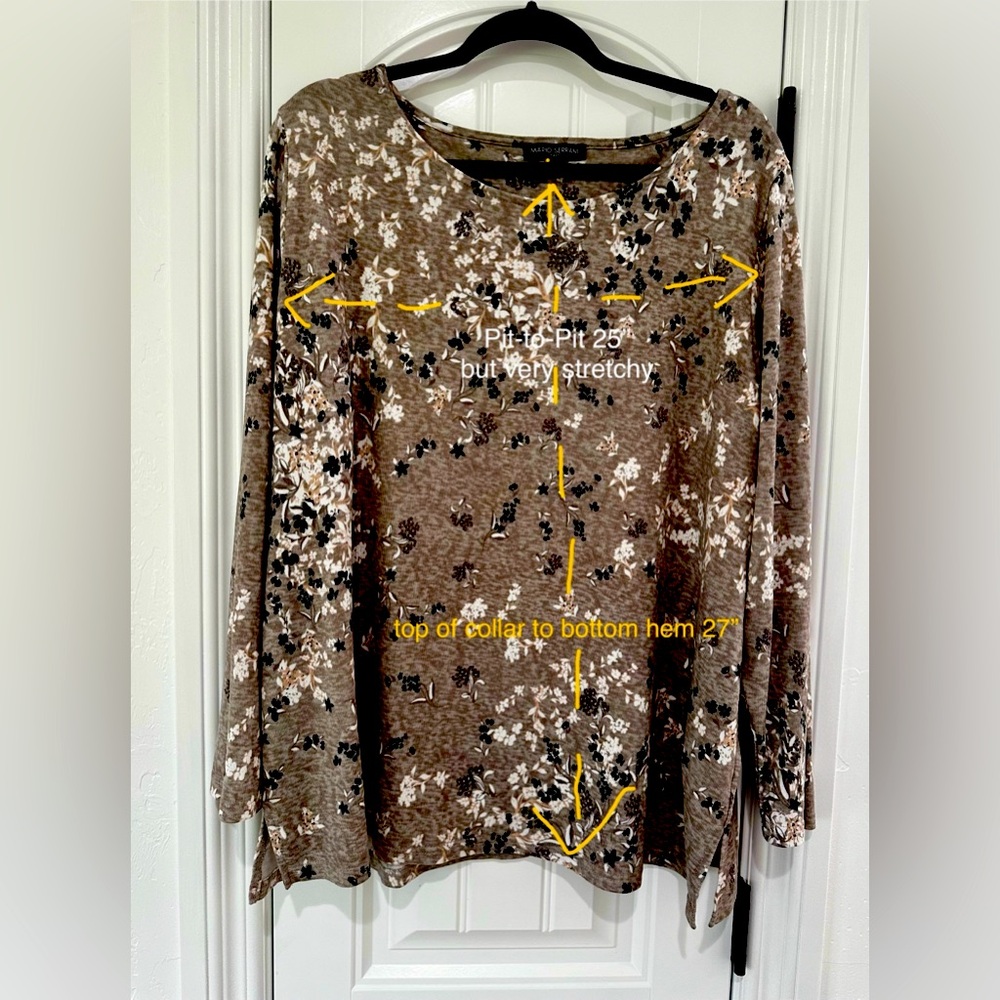 MARIO SERRANI beautiful and soft blouse- Size XXL